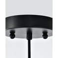 thumbnail image 5 of Sree 6 in. 1-Light Indoor Matte Black and Brass Finish Pendant with Light Kit, 5 of 5