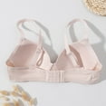 thumbnail image 5 of Tqyyweavej Demi Bras for Women Lightly Lined Adjustable Push Up Bralette Bras Wireless Breathable Ribbed Seamless Bras Size S to 2XL, 5 of 6