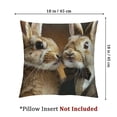 thumbnail image 4 of nygtbtfer Couple Print Throw Pillow Covers Soft Corduroy Pillowcase Decorative Cushion Cover Modern Square Cushion Cases for Living Room Bed Sofa Bedroom Pillow Included White, 4 of 7
