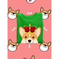 thumbnail image 3 of Royal Corgi Smiling Royal Crown Sweatshirt Women -Image by Shutterstock, Female Small, 3 of 4