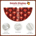 thumbnail image 3 of Xecao Christmas Red Balls Pattern Christmas Tree Skirt Holiday Part Decorations for Christmas Tree, Farmhouse Christmas Decor Xmas Holiday Home Party Decorations-36", 3 of 6