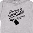 thumbnail image 3 of Inktastic Someone in Michigan Loves Me Toddler Hoodie, 3 of 4