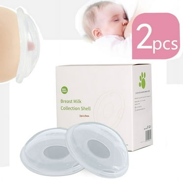 Breast Milk Collecting Shells and Nipple Shield, Discreet and Silicone-Free Catcher for Breastmilk, Collector Cups for Nursing & Breastfeeding