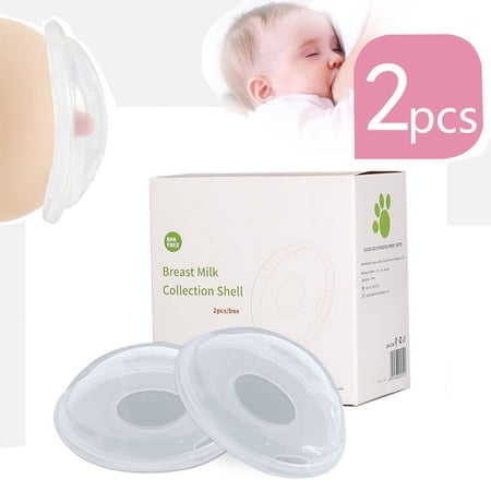 Breast Milk Collecting Shells and Nipple Shield, Discreet and Silicone-Free Catcher for Breastmilk, Collector Cups for Nursing & Breastfeeding