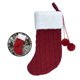 thumbnail image 1 of Moyic Calcetín colgante de Navidad, regalo, almacenamiento de dulces, calcetín de punto, hogar, árbol de Navidad, chimenea, adorno colgante, Kits de decoración para fiestas Rojo Moyic HA001046-01, 1 of 6