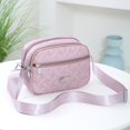 thumbnail image 3 of Typpkmm Casual Cross Body Messenger Bag, Lightweight Small Purse for Women, Adjustable Strap, Pink, 3 of 7