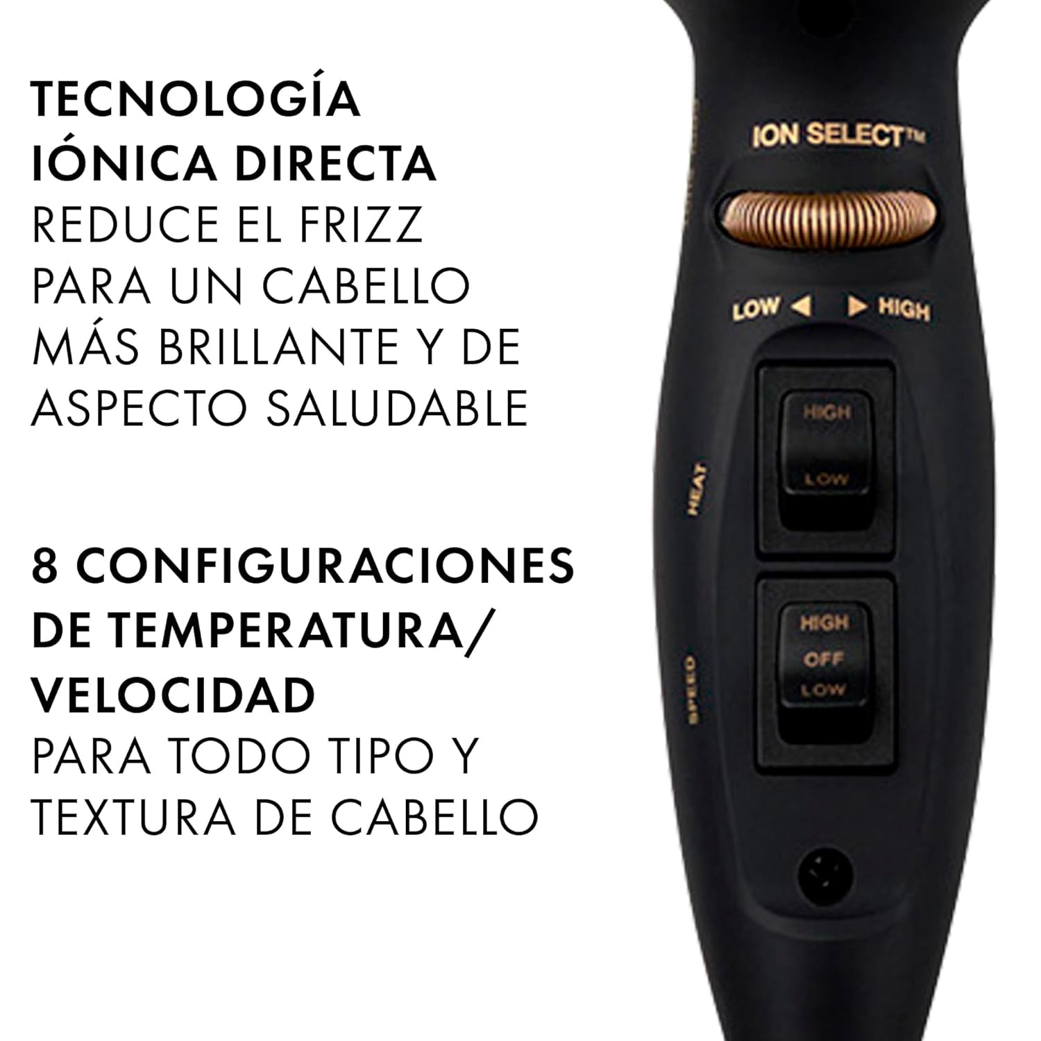Hot Tools Black Gold Turbo Ionic Salon Dryer - Black