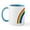 White/Blue Inside, variant on CafePress - Rainbow Mug - 11 oz Ceramic Mug - Novelty Coffee Tea Cup
