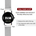 thumbnail image 4 of Unique Bargains Stainless Steel Mesh Watch Band 18mm Quick Release Magnetic Clasp, Silver, 4 of 7