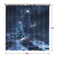 thumbnail image 5 of Winter Funny Bath Curtain,Welcome Christmas Snowflake Bathroom Curtain Standard Bathroom Curtains for Campus Bathroom Decor Christmas, 5 of 5