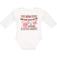 thumbnail image 3 of Inktastic This Big Sister is Expecting a Little Sister Girls Long Sleeve Baby Bodysuit, 3 of 5