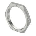 thumbnail image 3 of 2 Pcs Cast Pipe Fitting Hex Locknut, 304 Stainless Steel Hex Lock Nut 2" Female Thread (DN50), 3 of 5