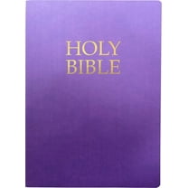 King James Version Easy Read Bible Kjver Holy Bible, Large Print, Royal Purple Ultrasoft: (King James Version Easy Read, Red Letter), (Hardcover)