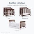 thumbnail image 5 of Dream On Me Aden 4-in-1 Convertible Mini Crib, Espresso, 5 of 9