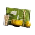 thumbnail image 2 of Juego de 4 piezas para de matcha, kit para preparar té matcha, batidor portátil, cuenco tradicional para matcha, para recepción, salón de té amarillo, 2 of 9