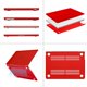 thumbnail image 5 of Funda MOSISO compatible con MacBook Air de 13,6 pulgadas, color rojo, 5 of 6