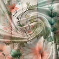thumbnail image 2 of Ambesonne Farmhouse Valance & Curtain 3 Pcs Set, Spring Feel Floral Huddle, 55"x24", Coral Seafoam Eggshell, 2 of 7