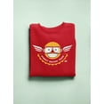 thumbnail image 3 of Street Racing Team - Retro Moto Racer Emoji Men's Sweatshirt, 3 of 4