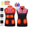 thumbnail image 2 of Chaleco calefaccionado de 21 áreas para hombre y mujer, chaqueta calefactable de invierno para mujer, calentador eléctrico USB, chaqueta táctica, chaleco térmico, abrigo calentador corporal, 2 of 5