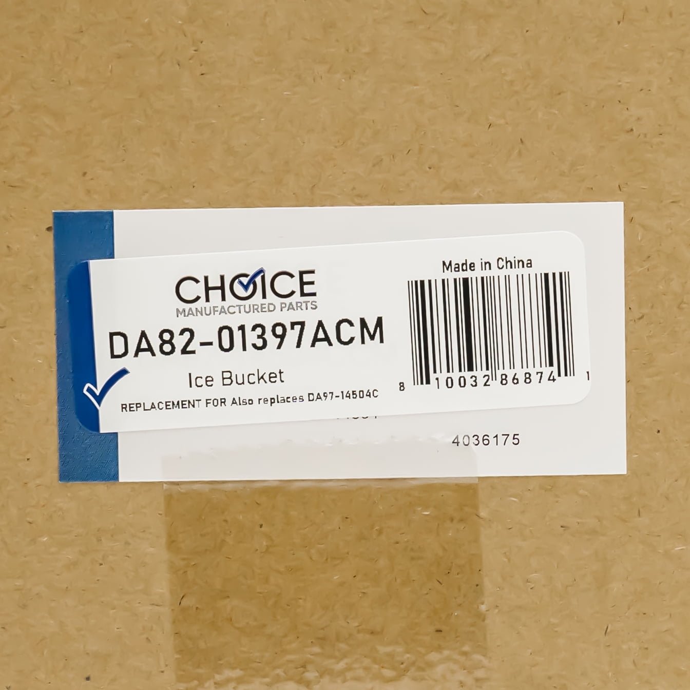 Freezer Ice Bucket Assembly fits Samsung, AP5964754, PS11717778, DA82-01397A