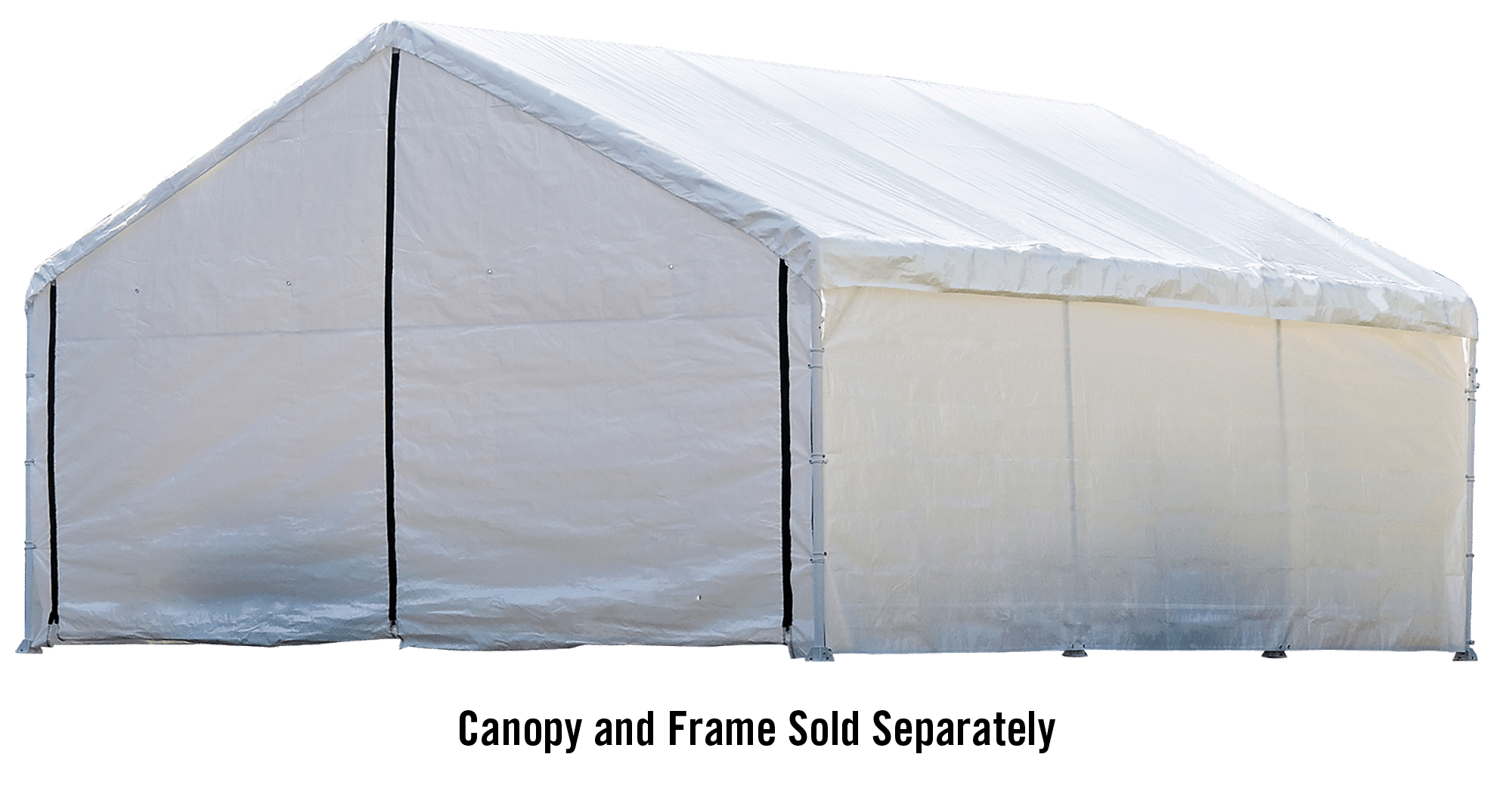 Shelterlogic Super Max 18 X 20 White Canopy Enclosure Kit Fits 2