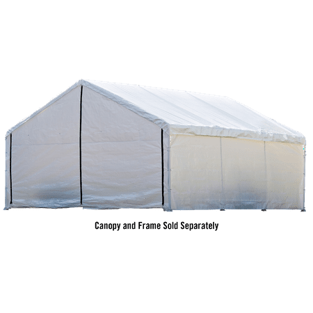 Shelterlogic Super Max 18 X 20 White Canopy Enclosure Kit Fits 2
