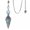 Lake Blue, variant on 10PCS Natural Reiki Chakra Quartz Pendulum Healing Chips Stone Chain Pendants-Amethyst