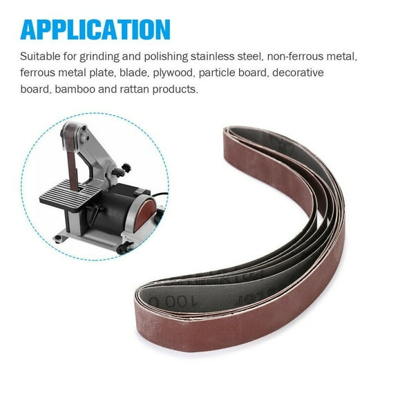 15Pc 1X30" Sanding Sander Belts 600 800 1000 High Grit Polishing Silicon Carbide