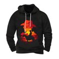 thumbnail image 1 of Sudadera con capucha para hombre, moda de ocio, con estampado vaquero, blusa de poliéster, 1 of 4