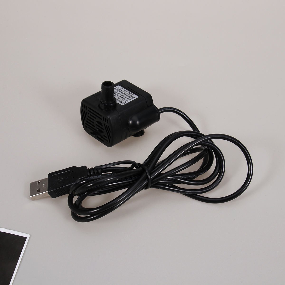 NICERIO Aquarium Water Pump Submersible with Adjustable Flow and Suction Cups Black