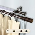 thumbnail image 3 of Erwin 13/16" Double Bay Window curtain rod Adjustable 20"-36", 38"-72" - Cocoa,(ABay-08-7D), 3 of 4