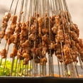 thumbnail image 1 of FOMIYES 16Ud Pinchos Metálicos Para Barbacoa En Inoxidable Con Plano Para Carne Y Vegetales, 1 of 8