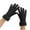 Black, variant on qolati Gloves for Women Winter Faux Fur Warm Driving Gloves Soft Touchscreen Texting Windproof Gloves Cold Weather Knitted Thermal Elastic Mittens