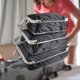 thumbnail image 2 of CHAO Bolsa de almacenamiento de viaje Organizador Camping Senderismo Bolsa plegable liviana para fines de semana Deportes Gimnasio Vacaciones Negro, 2 of 4
