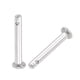thumbnail image 4 of Pasadores de clevis de un solo agujero Uxcell 3mm x 20mm cabeza plana de acero inoxidable 304 pin de bisagra 4Pcs, 4 of 5