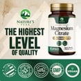 thumbnail image 4 of Magnesium Citrate Capsules - Max Absorption Magnesium Powder - Muscle, Bone, Nerve & Heart Health Support - Premium Formula is Powerful & Gentle for Women & Men - Bottled in USA - 60 Capsules, 4 of 9