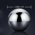 thumbnail image 4 of BNNG Balls Reusable Stainless Steel Metal Ice Sphere Cubes Beverage Chilling Rocks Whiskey Stones for Red Wine, Bar Beer, Scotch, Vodka Drinks Stainless Spherical Ice Stone, 4 of 4