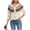 640 Beige, variant on Cogild Cardigan Sweaters for Women - Vintage Fair Isle Geometric Knit Button up Sweater