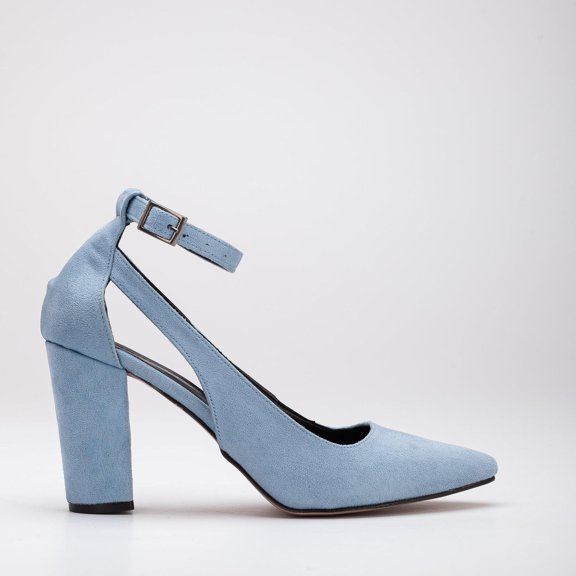 Colette - Tacones de ante azul bebé azul cielo 25 CM