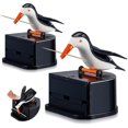 thumbnail image 1 of 2 Pieces Woodpecker Toothpick Holder Cute Funny Toothpick Box For Kitchen, Black And White, 1 of 3