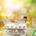thumbnail image 2 of HAHADAXA Egg Storage Rack Wooden Egg Storage Rack Portable Countertop Double Layer Egg Tray Kitchen Storage Organizing Rack, 2 of 7