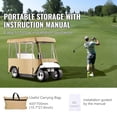 thumbnail image 6 of KFFKFF Golf Cart Cover 4 Passenger Outdoor Polyester Full Cover Waterproof & Dustproof Storage for EZ Go Club Yamaha Cart, 6 of 9