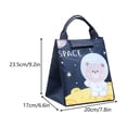 thumbnail image 3 of PYURTEP Lunch Bag, Cartoon Animal Insulated Lunch Box with Handle, Waterproof Stain Resistant Food Storage Bag for School Office Picnic Camping, 3 of 6