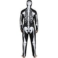 thumbnail image 3 of Unisex Adult Skeleton Halloween, Skeleton, Size: S/M, Prestigez, 3 of 8
