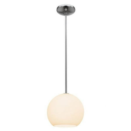

23950LEDDLP-BS-OPL 9 in. Nitrogen LED Pendant Ceiling Light Brushed Steel