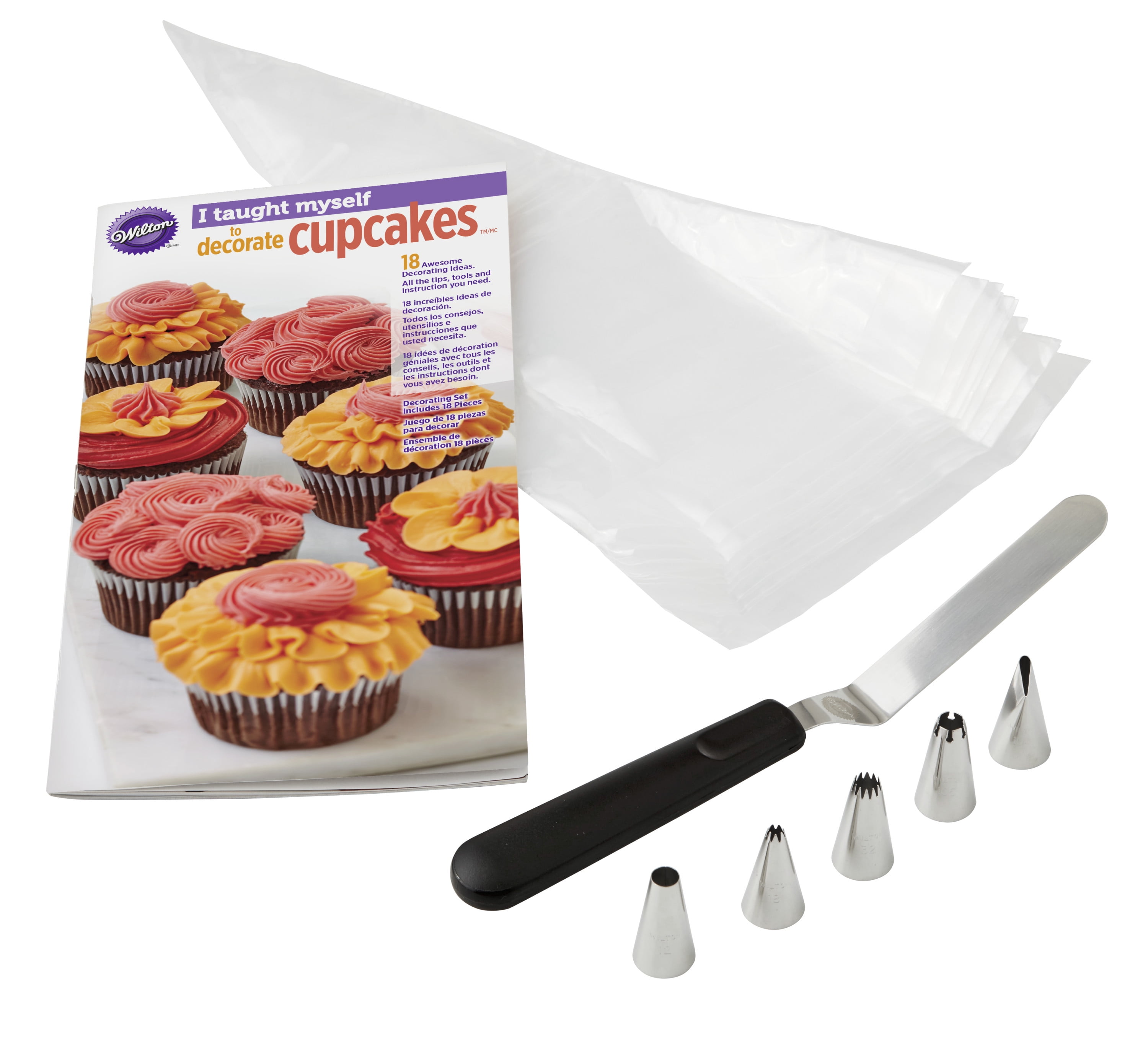 Wilton "I Taught Myself To Decorate Cupcakes" Cupcake Decorating Book Set - How To Decorate Cupcakes