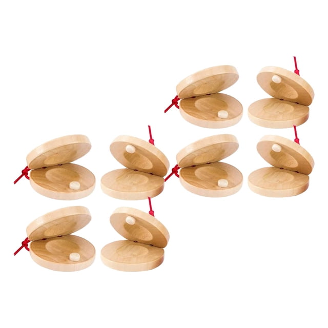 tamizeot Clapper Handle Toys Musical Instrument Castanet Rhythm Increase Coordination Sparking Joy In Young Musicians