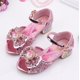 thumbnail image 1 of Sandalias de Disney para niñas, zapatos de princesa Elsa Frozen 2, zapatos de cristal para niñas pequeñas, zapatos de tacón alto para niños, zapatos de espectáculo de pasarela, plantilla de 35 22,1 CM Gao Jinjia LED, 1 of 2