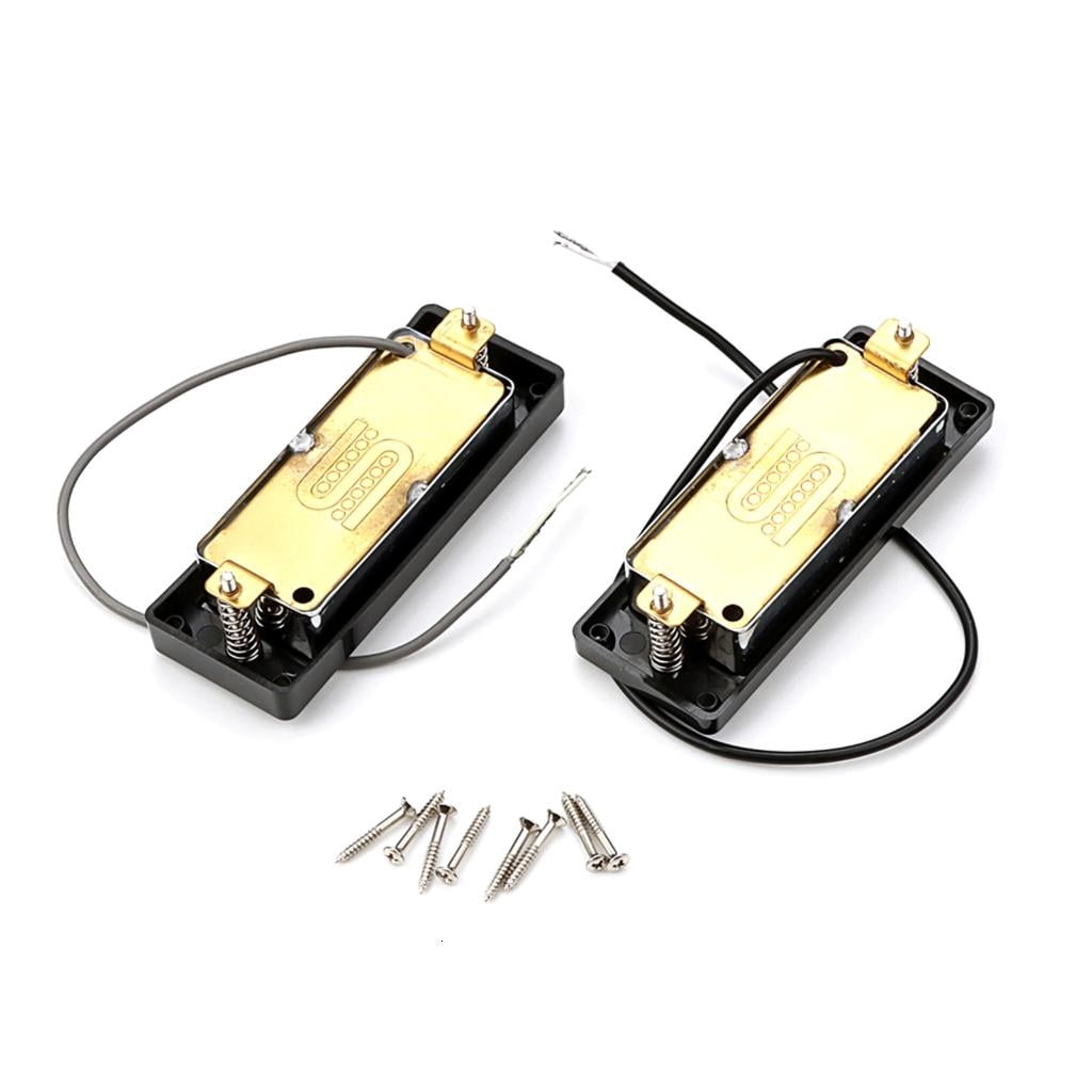CEORPER Electric Guitar Humbucker Black Frame Double Coil Pickup Guitar Replacement Part