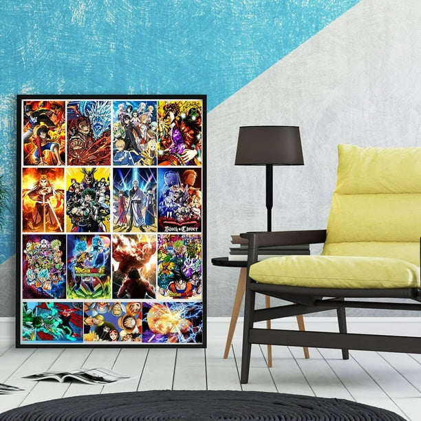 Anime Aesthetic Wall Collage Kit 60 PC Anime Room Decor Aesthetic Manga  Wall Aesthetic 4x6 inch, Japan Anime Posters for Room Aesthetic (anime) 